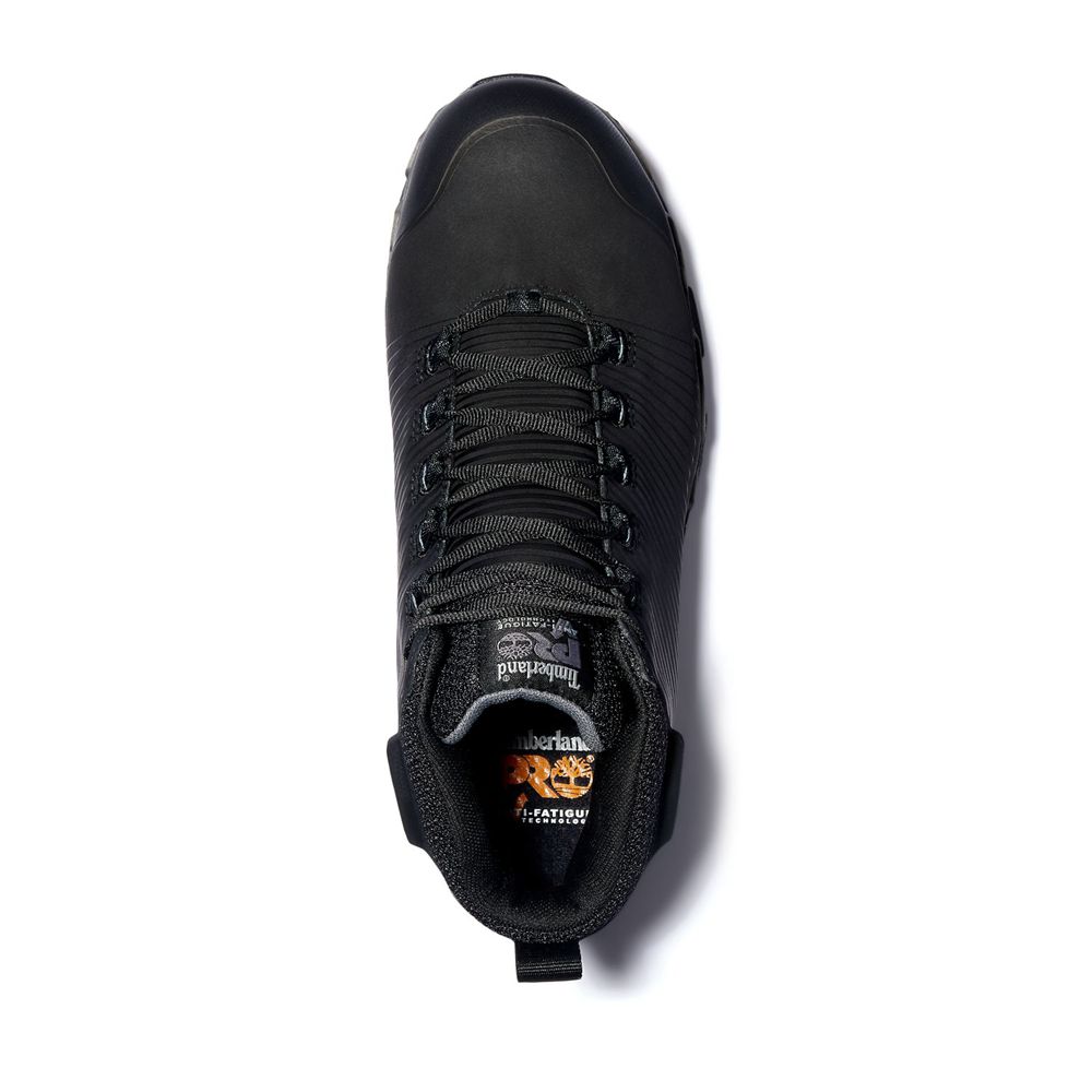 Botas Pro Timberland Hombre Pro Powertrain Sport Mid Alloy Toe Eh Work Shoes Negras - Chile AYE-8036